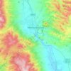 Miercurea Ciuc topographic map, elevation, terrain