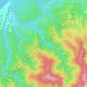 Anatori River topographic map, elevation, terrain