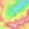 Réserve naturelle du vallon de Bérard topographic map, elevation, terrain