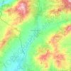 Kahramankazan topographic map, elevation, terrain