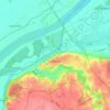 Chełmno topographic map, elevation, terrain