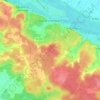 Souzay-Champigny topographic map, elevation, terrain