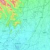 Tochigi topographic map, elevation, terrain