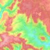 Le Mage topographic map, elevation, terrain