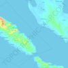 Quezon topographic map, elevation, terrain