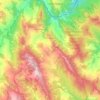 Pietrapertosa topographic map, elevation, terrain