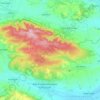 Kyffhäuser topographic map, elevation, terrain