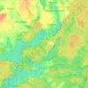 Wigrańce topographic map, elevation, terrain