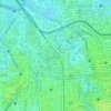 Bukit Duri topographic map, elevation, terrain