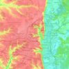 Poltava topographic map, elevation, terrain