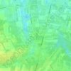 Mroków topographic map, elevation, terrain