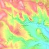 Hollinsclough topographic map, elevation, terrain