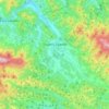 Slovenj Gradec topographic map, elevation, terrain