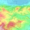 Badra topographic map, elevation, terrain