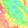 Castelvecchio Subequo topographic map, elevation, terrain