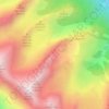 Crête des Chamois topographic map, elevation, terrain