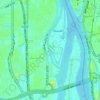 Qursaya topographic map, elevation, terrain