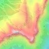 Lac de la Moucherolle topographic map, elevation, terrain