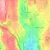 North Creek topographic map, elevation, terrain