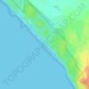 Gunnamatta Beach topographic map, elevation, terrain