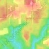 Jackson Hole topographic map, elevation, terrain