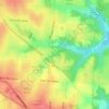 Shady Lake topographic map, elevation, terrain