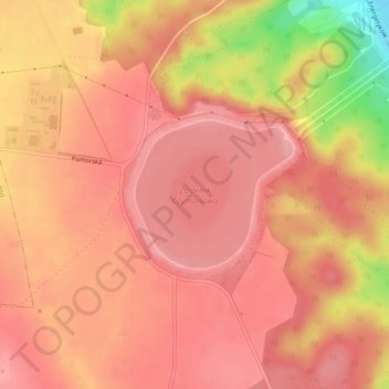 Zbiornik Czymanowo topographic map, elevation, terrain
