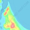 Whitehaven Beach topographic map, elevation, terrain