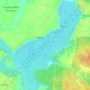 Zalew Nielisz topographic map, elevation, terrain