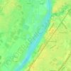 Meuse topographic map, elevation, terrain