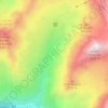 Val Cedec topographic map, elevation, terrain