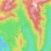 Acheron River topographic map, elevation, terrain