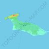Pulau Mantanani Besar topographic map, elevation, terrain