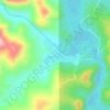 Long Pujungan topographic map, elevation, terrain