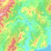 Awhea River topographic map, elevation, terrain