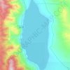 Walker Lake topographic map, elevation, terrain