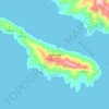 Black Island topographic map, elevation, terrain