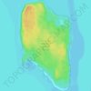 Saint Martin Island topographic map, elevation, terrain