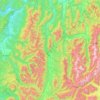 Maruia River topographic map, elevation, terrain