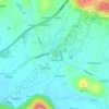 Sokolac topographic map, elevation, terrain