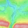 Lac des Doyards topographic map, elevation, terrain