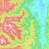 Waingaro River topographic map, elevation, terrain