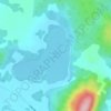 Kangaroo Lake topographic map, elevation, terrain