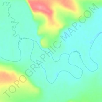 Чорду-Далдын topographic map, elevation, terrain