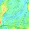 Oxley Creek topographic map, elevation, terrain