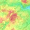 Orange Góra Donas topographic map, elevation, terrain