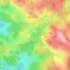 Lac de Miel topographic map, elevation, terrain