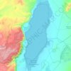 Manyara-See topographic map, elevation, terrain