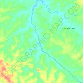 Igarapé Patauá topographic map, elevation, terrain