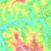 Gagas topographic map, elevation, terrain